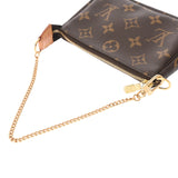 LOUIS VUITTON ルイヴィトン モノグラム ミニ ポシェット アクセソワール ブラウン M58009 レディース モノグラムキャンバス アクセサリーポーチ Aランク 中古 銀蔵