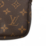 LOUIS VUITTON ルイヴィトン モノグラム ミニ ポシェット アクセソワール ブラウン M58009 レディース モノグラムキャンバス アクセサリーポーチ Aランク 中古 銀蔵