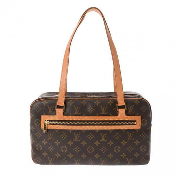 LOUIS VUITTON ルイヴィトン モノグラム シテ GM トート ブラウン M51181 ユニセックス モノグラムキャンバス ハンドバッグ ABランク 中古 銀蔵