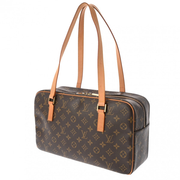 LOUIS VUITTON ルイヴィトン モノグラム シテ GM トート ブラウン M51181 ユニセックス モノグラムキャンバス ハンドバッグ ABランク 中古 銀蔵