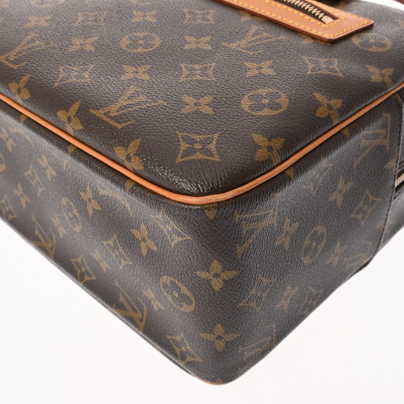 LOUIS VUITTON ルイヴィトン モノグラム シテ GM トート ブラウン M51181 ユニセックス モノグラムキャンバス ハンドバッグ ABランク 中古 銀蔵