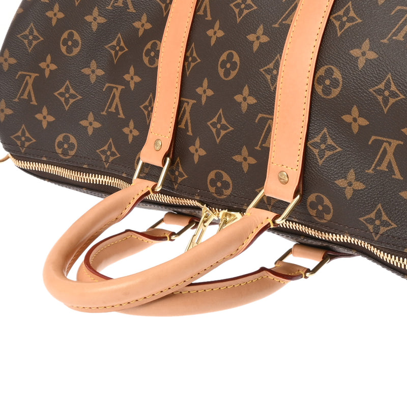 LOUIS VUITTON ルイヴィトン モノグラム キーポル バンドリエール 45 2WAY ブラウン M41418 ユニセックス モノグラムキャンバス ボストンバッグ Aランク 中古 銀蔵