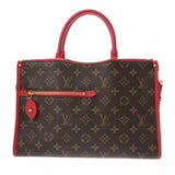 LOUIS VUITTON ルイヴィトン モノグラム ポパンクール PM 2WAY ルージュ M43433 レディース モノグラムキャンバス ハンドバッグ Aランク 中古 銀蔵