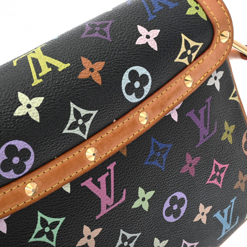 LOUIS VUITTON ルイヴィトン マルチカラー ソローニュ ノワール M92639 レディース モノグラムマルチカラー ショルダーバッグ Bランク 中古 銀蔵