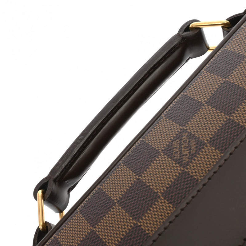 LOUIS VUITTON ルイヴィトン ダミエ ポルトオリディナトゥールサバナ ブラウン N58020 メンズ ダミエキャンバス ビジネスバッグ Aランク 中古 銀蔵