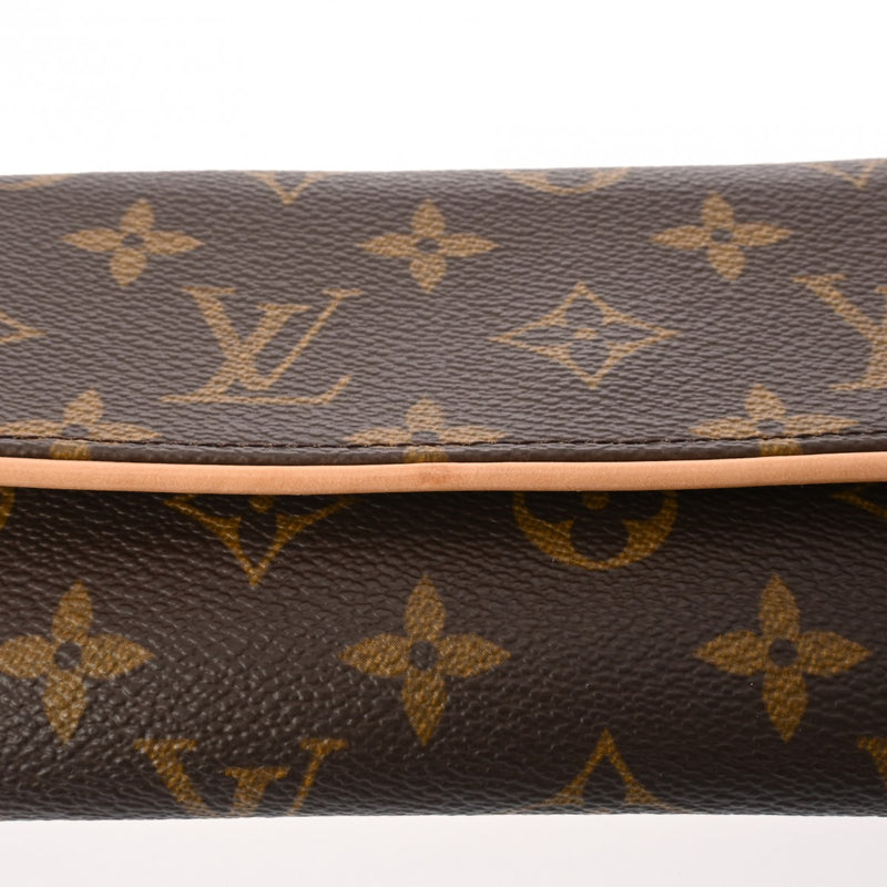 LOUIS VUITTON ルイヴィトン モノグラム ポシェットツイン PM ブラウン M51854 レディース モノグラムキャンバス ショルダーバッグ Aランク 中古 銀蔵