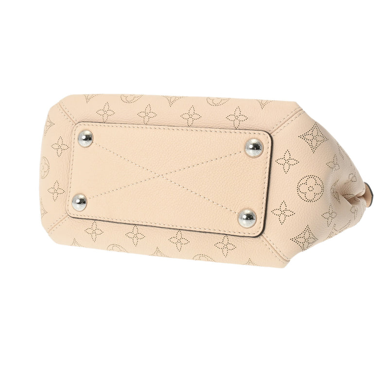 LOUIS VUITTON ルイヴィトン モノグラム マヒナ バビロンチェーン BB 2WAY クレーム M51767 レディース マヒナレザー ハンドバッグ Aランク 中古 銀蔵