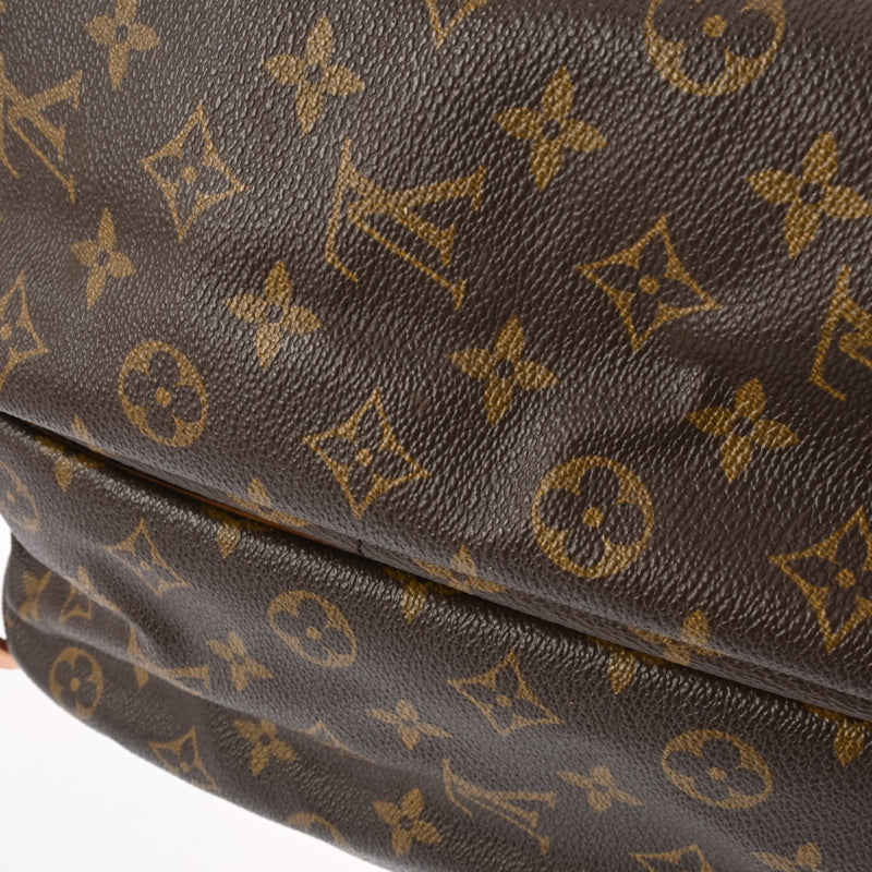 LOUIS VUITTON ルイヴィトン モノグラム ソミュール 35 ブラウン M42254 レディース モノグラムキャンバス ショルダーバッグ Bランク 中古 銀蔵