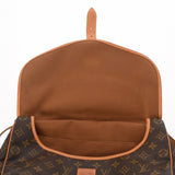 LOUIS VUITTON ルイヴィトン モノグラム ソミュール 35 ブラウン M42254 レディース モノグラムキャンバス ショルダーバッグ Bランク 中古 銀蔵