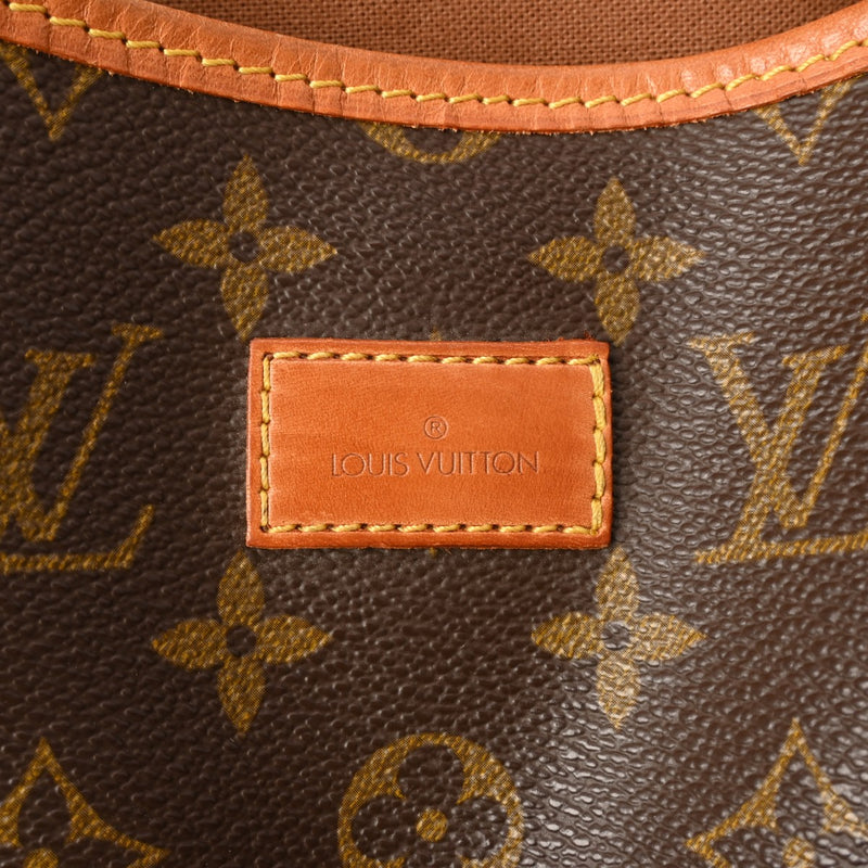 LOUIS VUITTON ルイヴィトン モノグラム ソミュール 35 ブラウン M42254 レディース モノグラムキャンバス ショルダーバッグ Bランク 中古 銀蔵