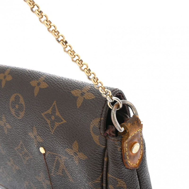 LOUIS VUITTON ルイヴィトン モノグラム フェイボリット MM 2WAY ブラウン M40718 レディース モノグラムキャンバス ショルダーバッグ Bランク 中古 銀蔵