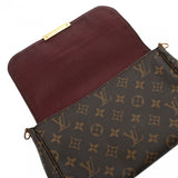 LOUIS VUITTON ルイヴィトン モノグラム フェイボリット MM 2WAY ブラウン M40718 レディース モノグラムキャンバス ショルダーバッグ Bランク 中古 銀蔵