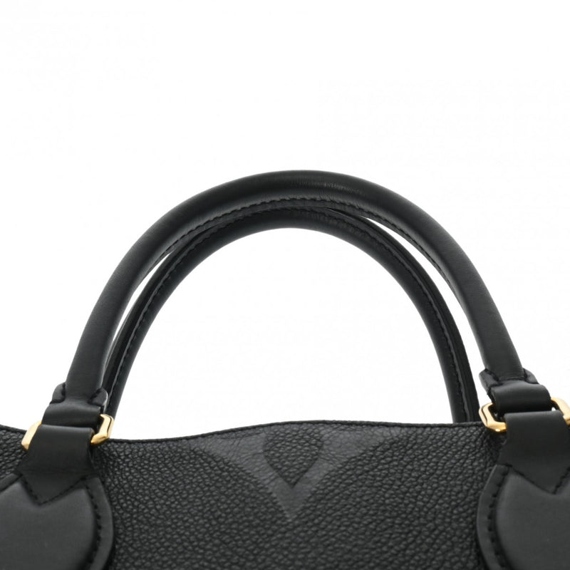 LOUIS VUITTON ルイヴィトン モノグラムアンプラント オンザゴー MM 2WAY ノワール M45595 レディース レザー トートバッグ ABランク 中古 銀蔵