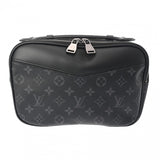 LOUIS VUITTON ルイヴィトン モノグラムエクリプス バムバッグ ブラック M42906 メンズ モノグラムキャンバス ボディバッグ Aランク 中古 銀蔵