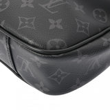 LOUIS VUITTON ルイヴィトン モノグラムエクリプス バムバッグ ブラック M42906 メンズ モノグラムキャンバス ボディバッグ Aランク 中古 銀蔵