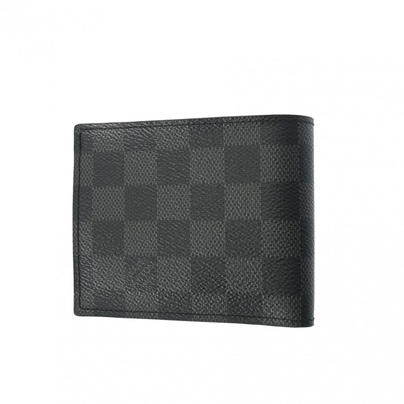 LOUIS VUITTON ルイヴィトン ダミエグラフィット ポルトフォイユ マルコ NM 黒/グレー N63336 メンズ ダミエグラフィットキャンバス 二つ折り財布 Aランク 中古 銀蔵