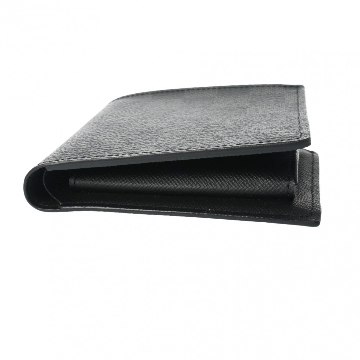 ルイヴィトンポルトフォイユ マルコ NM 43027 黒/グレー メンズ ダミエ