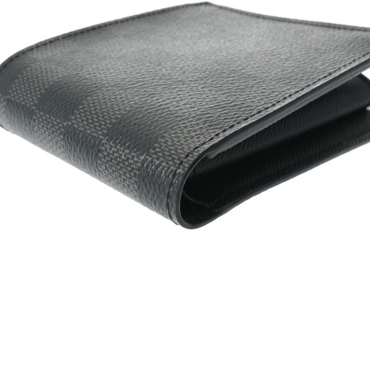 ルイヴィトンポルトフォイユ マルコ NM 43027 黒/グレー メンズ ダミエ