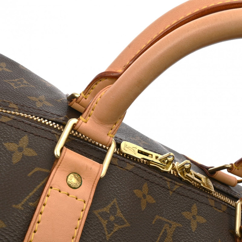 LOUIS VUITTON ルイヴィトン モノグラム キーポル バンドリエール 55 ブラウン M41414 ユニセックス モノグラムキャンバス ボストンバッグ ABランク 中古 銀蔵