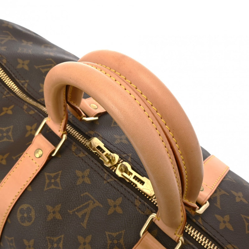 LOUIS VUITTON ルイヴィトン モノグラム キーポル バンドリエール 55 ブラウン M41414 ユニセックス モノグラムキャンバス ボストンバッグ ABランク 中古 銀蔵