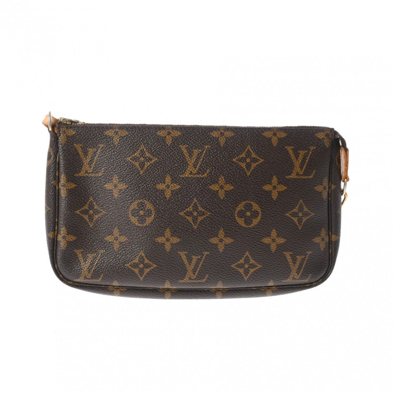 LOUIS VUITTON ルイヴィトン モノグラム ポシェット アクセソワール ブラウン M51980 レディース モノグラムキャンバス アクセサリーポーチ ABランク 中古 銀蔵