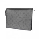 LOUIS VUITTON ルイヴィトン モノグラムエクリプス リバース ポシェット ヴォワヤージュ グレー M69535 メンズ モノグラムキャンバス クラッチバッグ Aランク 中古 銀蔵