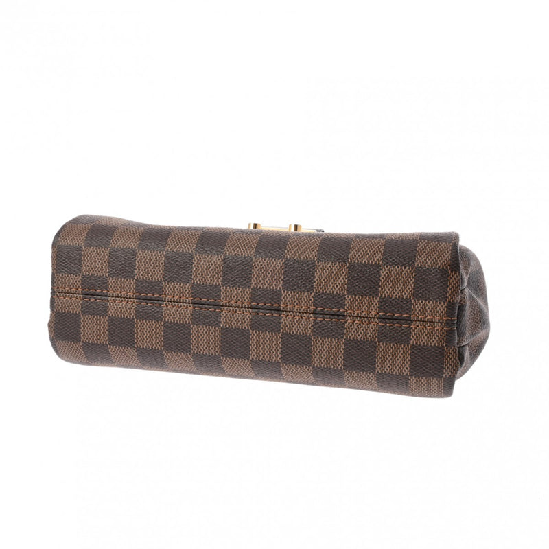 LOUIS VUITTON ルイヴィトン ダミエ クロワゼット 2WAY ブラウン N53000 レディース ダミエキャンバス ハンドバッグ Aランク 中古 銀蔵