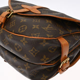 LOUIS VUITTON ルイヴィトン モノグラム ソミュール 30 ブラウン M42256 レディース モノグラムキャンバス ショルダーバッグ Bランク 中古 銀蔵