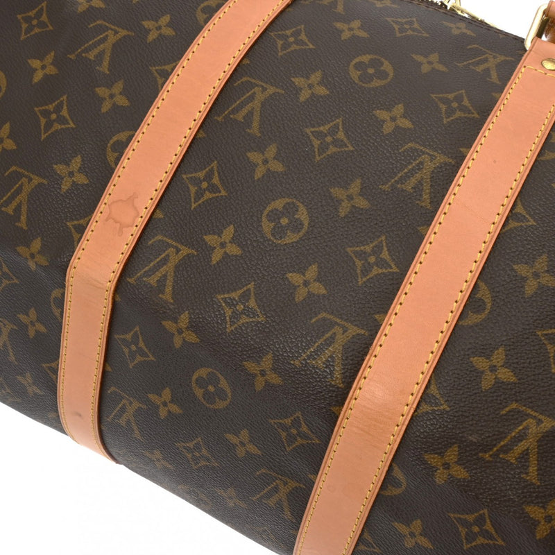 LOUIS VUITTON ルイヴィトン モノグラム キーポル 50 ブラウン M41426 ユニセックス モノグラムキャンバス ボストンバッグ Bランク 中古 銀蔵