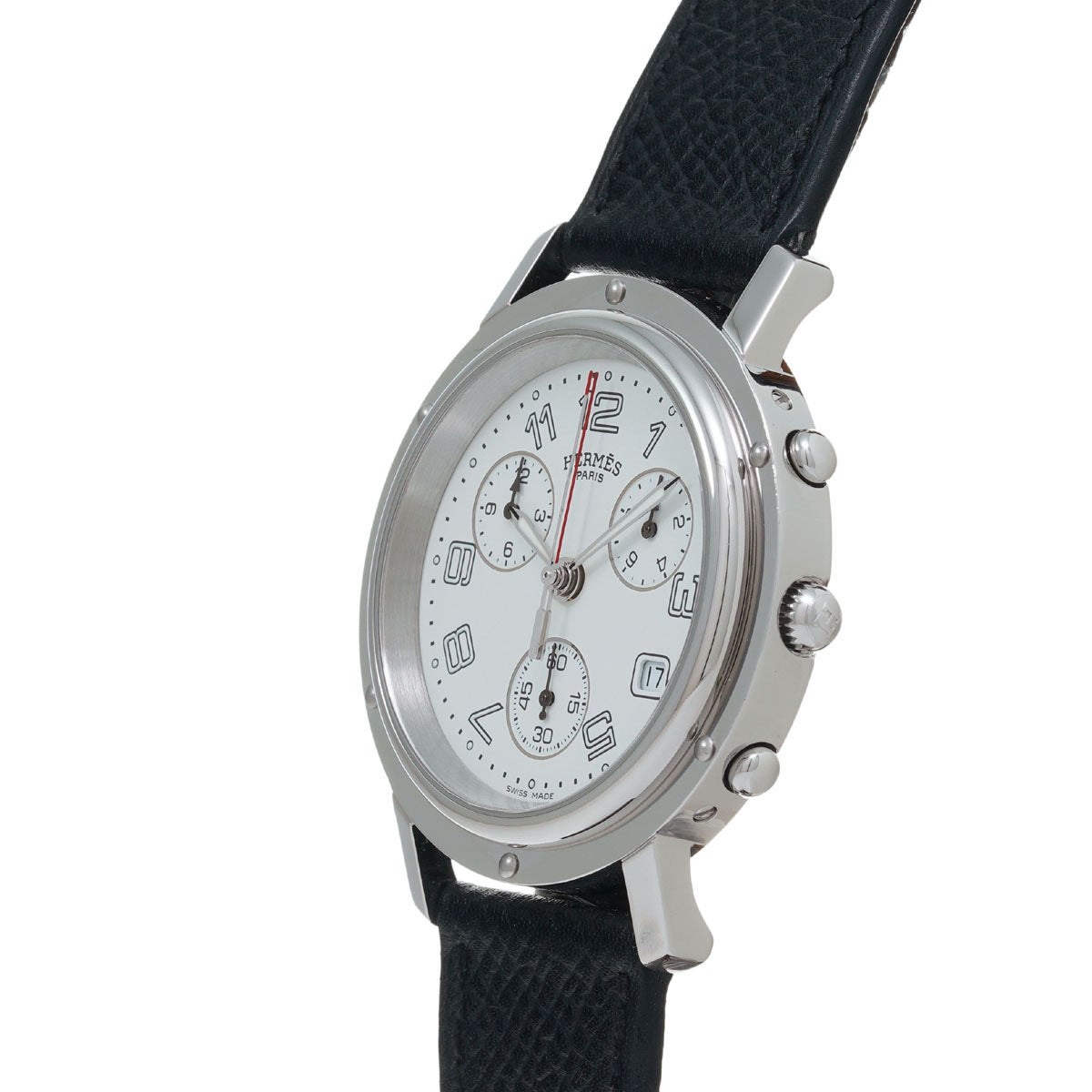 エルメス クリッパー クロノグラフ メンズ 腕時計 CL1.910 HERMES 中古