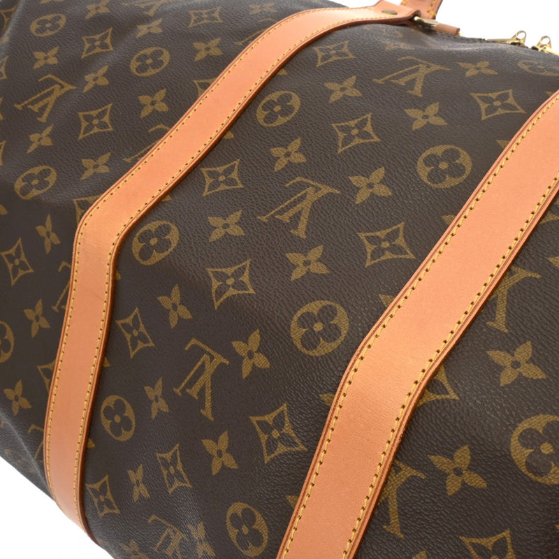 LOUIS VUITTON ルイヴィトン モノグラム キーポル 55 ブラウン M41424 ユニセックス モノグラムキャンバス ボストンバッグ ABランク 中古 銀蔵