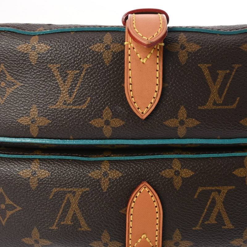 LOUIS VUITTON ルイヴィトン モノグラムペルフォ フローレ ソミュール 2012年クルーズ ターコイズ系 M93998 レディース モノグラムキャンバス ショルダーバッグ Aランク 中古 銀蔵