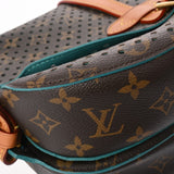 LOUIS VUITTON ルイヴィトン モノグラムペルフォ フローレ ソミュール 2012年クルーズ ターコイズ系 M93998 レディース モノグラムキャンバス ショルダーバッグ Aランク 中古 銀蔵