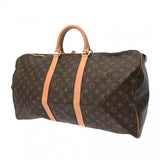 LOUIS VUITTON ルイヴィトン モノグラム キーポル 55 ブラウン M41424 ユニセックス モノグラムキャンバス ボストンバッグ ABランク 中古 銀蔵