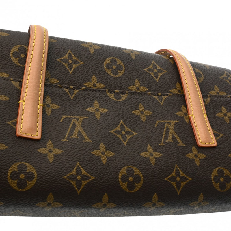 LOUIS VUITTON ルイヴィトン モノグラム ソナチネ  ブラウン M51902 レディース モノグラムキャンバス ハンドバッグ Aランク 中古 銀蔵