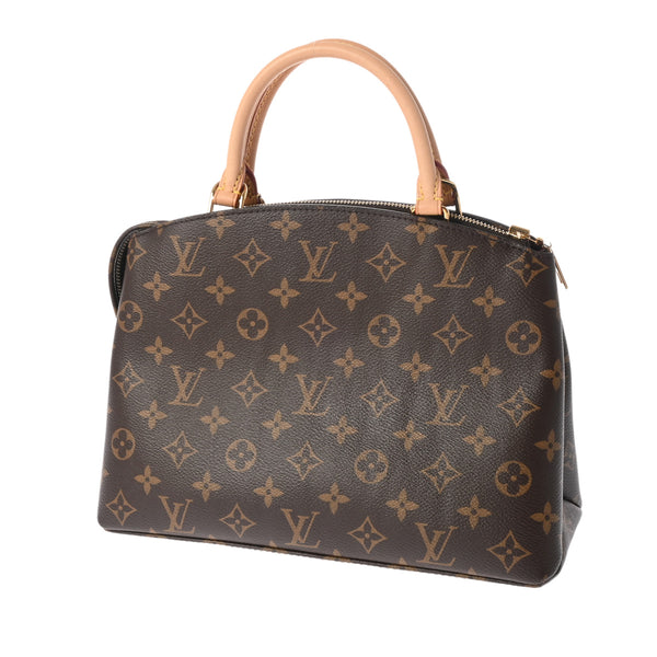 LOUIS VUITTON ルイヴィトン モノグラム プティパレ PM ブラウン レディース モノグラムキャンバス ハンドバッグ Aランク 中古 銀蔵