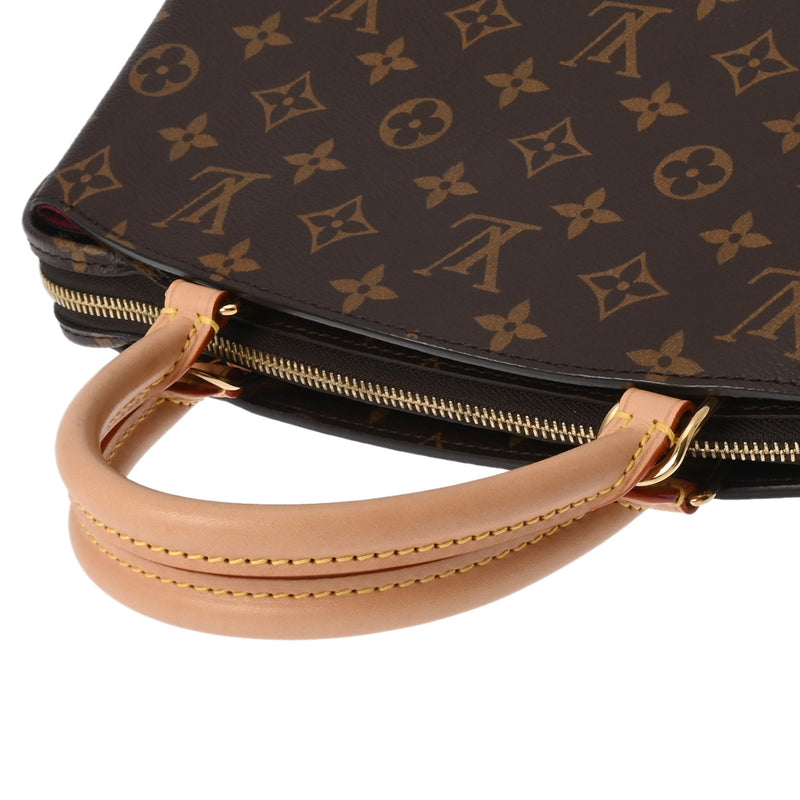 LOUIS VUITTON ルイヴィトン モノグラム プティパレ PM ブラウン レディース モノグラムキャンバス ハンドバッグ Aランク 中古 銀蔵