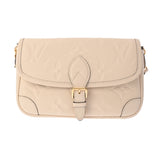 LOUIS VUITTON ルイヴィトン モノグラムアンプラント ディアヌ クレーム M46388 レディース レザー ショルダーバッグ Aランク 中古 銀蔵