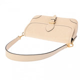 LOUIS VUITTON ルイヴィトン モノグラムアンプラント ディアヌ クレーム M46388 レディース レザー ショルダーバッグ Aランク 中古 銀蔵