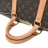 LOUIS VUITTON ルイヴィトン モノグラム キーポル 55 ブラウン M41424 ユニセックス モノグラムキャンバス ボストンバッグ ABランク 中古 銀蔵