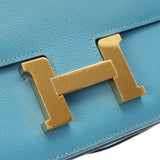 HERMES エルメス コンスタンス3 ミニ 18 ブルーノール D刻印(2019年頃) レディース エバーカラー ショルダーバッグ ABランク 中古 銀蔵