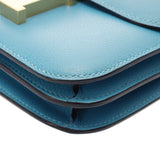 HERMES エルメス コンスタンス3 ミニ 18 ブルーノール D刻印(2019年頃) レディース エバーカラー ショルダーバッグ ABランク 中古 銀蔵
