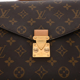 LOUIS VUITTON ルイヴィトン モノグラム ポシェットメティス 2WAY ブラウン レディース モノグラムキャンバス ハンドバッグ Aランク 中古 銀蔵