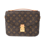 LOUIS VUITTON ルイヴィトン モノグラム ポシェットメティス 2WAY ブラウン レディース モノグラムキャンバス ハンドバッグ Aランク 中古 銀蔵