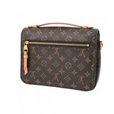 LOUIS VUITTON ルイヴィトン モノグラム ポシェットメティス 2WAY ブラウン レディース モノグラムキャンバス ハンドバッグ Aランク 中古 銀蔵