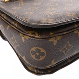 LOUIS VUITTON ルイヴィトン モノグラム ポシェットメティス 2WAY ブラウン レディース モノグラムキャンバス ハンドバッグ Aランク 中古 銀蔵