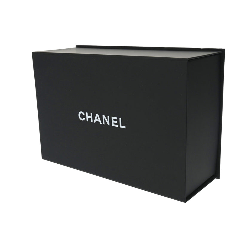 CHANEL シャネル マトラッセ チェーンショルダー 23cm Wフラップ ブラック A01113 レディース キャビアスキン ショルダーバッグ 新同 中古 銀蔵