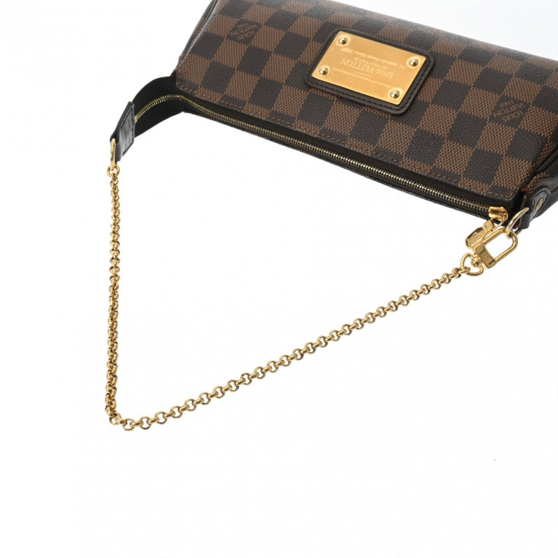 LOUIS VUITTON ルイヴィトン ダミエ エヴァ 2WAY ブラウン N55213 レディース ダミエキャンバス ショルダーバッグ Aランク 中古 銀蔵