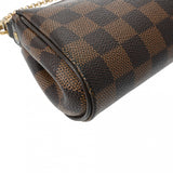 LOUIS VUITTON ルイヴィトン ダミエ エヴァ 2WAY ブラウン N55213 レディース ダミエキャンバス ショルダーバッグ Aランク 中古 銀蔵