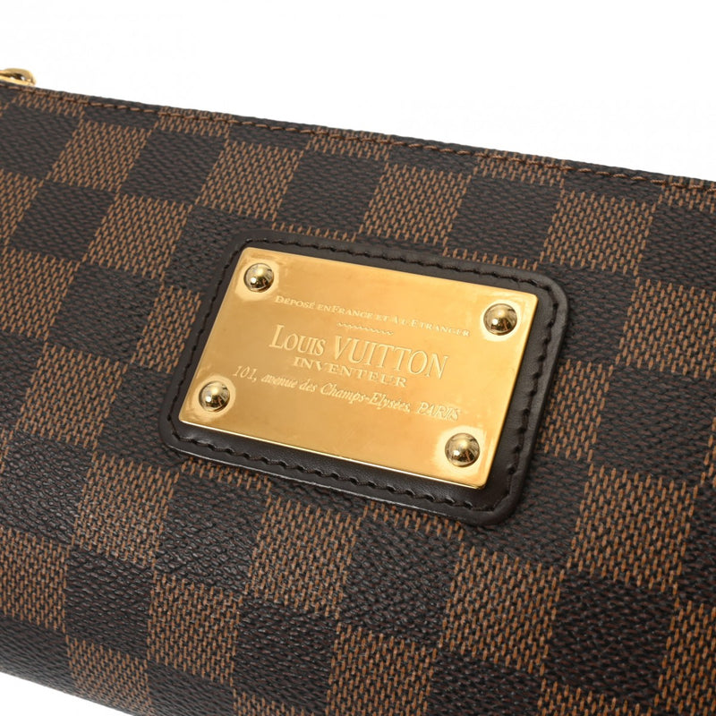 LOUIS VUITTON ルイヴィトン ダミエ エヴァ 2WAY ブラウン N55213 レディース ダミエキャンバス ショルダーバッグ Aランク 中古 銀蔵